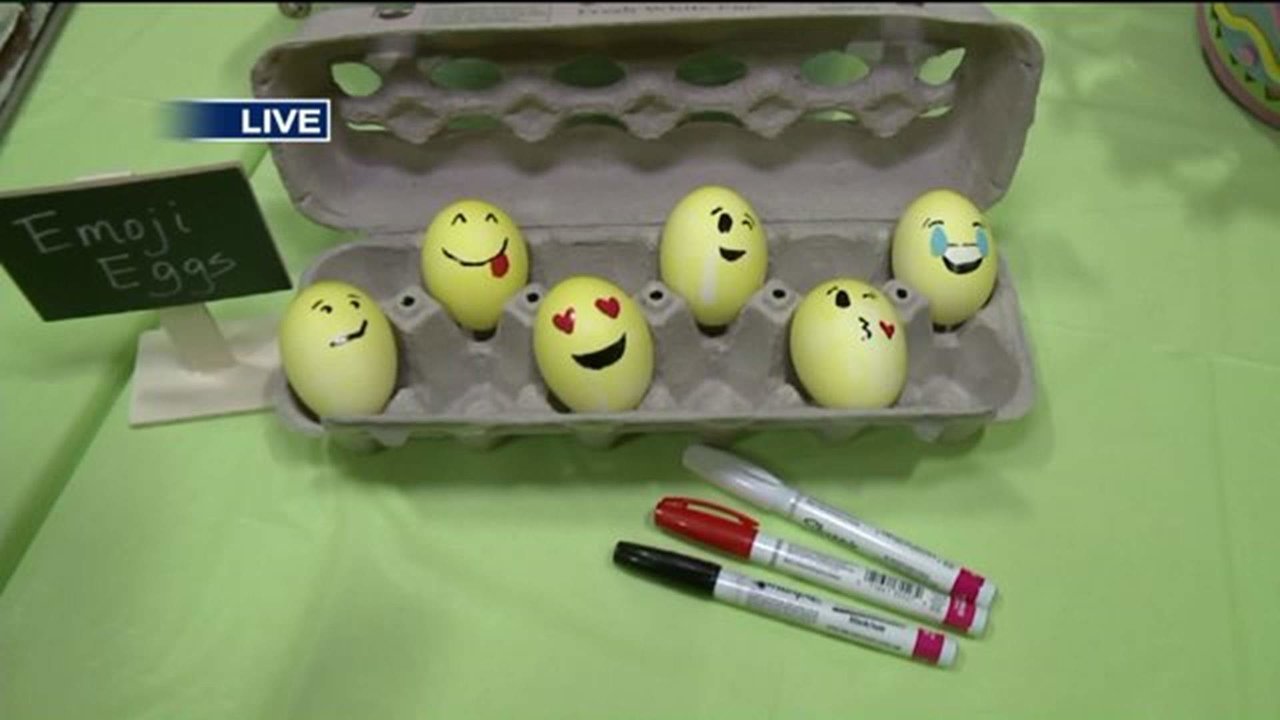 Huevos preparados para Halloween.