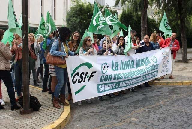 Protesta de CSIF