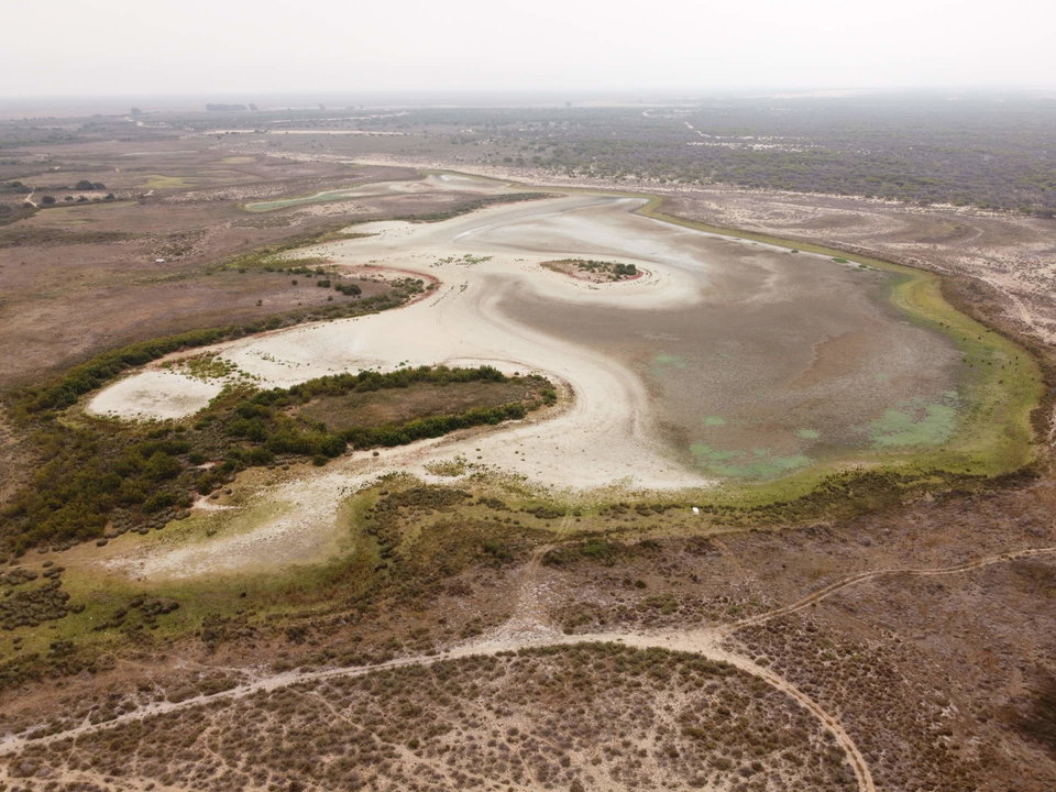 Laguna de Santa Olalla, un secarral por segundo año consecutivo