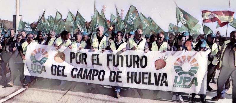 UPA-Huelva en una marcha