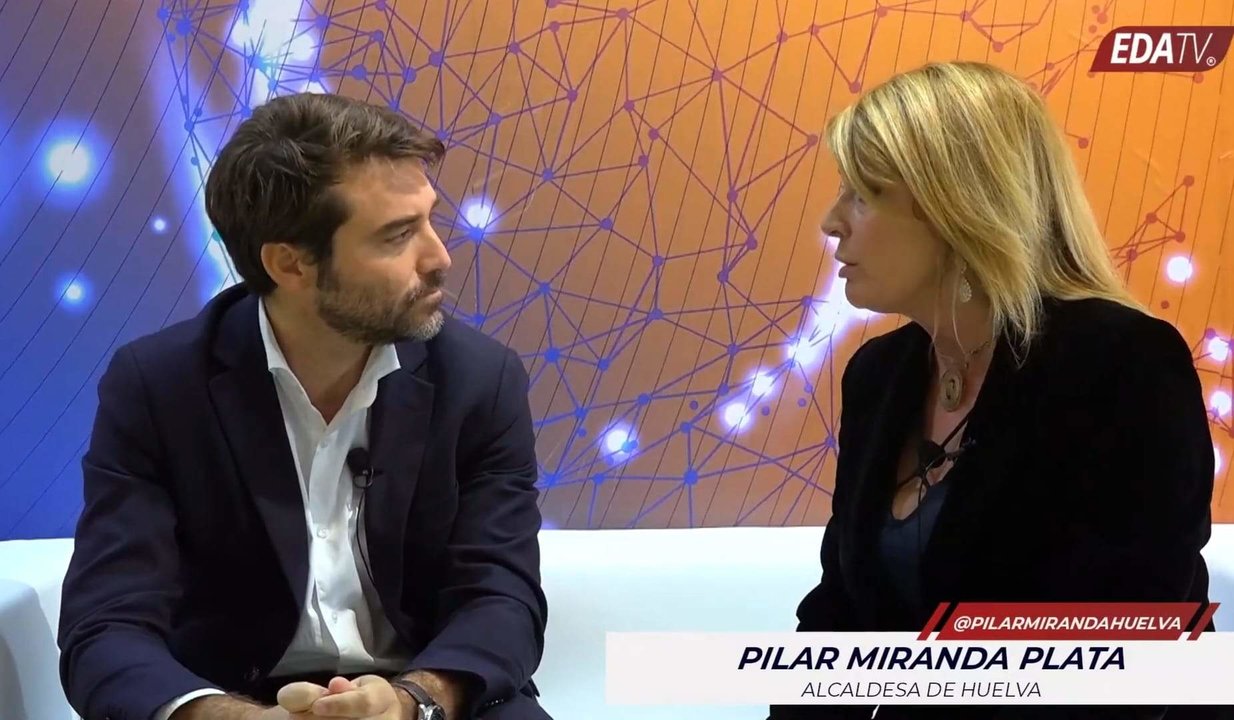 Pilar Miranda en una entrevista con EDAD TV