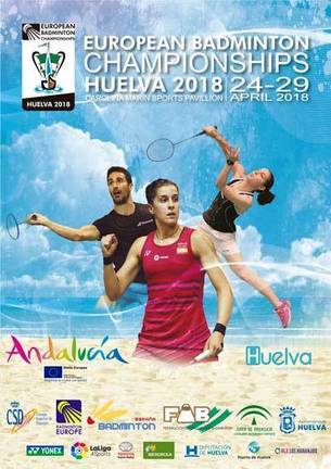 Carolina Marín preside el cartel oficial de ‘Huelva 2018’