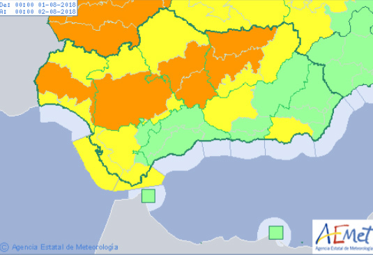 El calor sube a nivel naranja: Huelva alcanzará los 40 grados