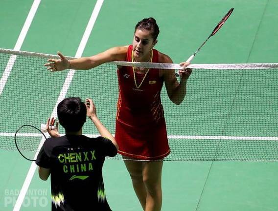 Todo está bajo control para Carolina Marín en el Open de Fuzhou