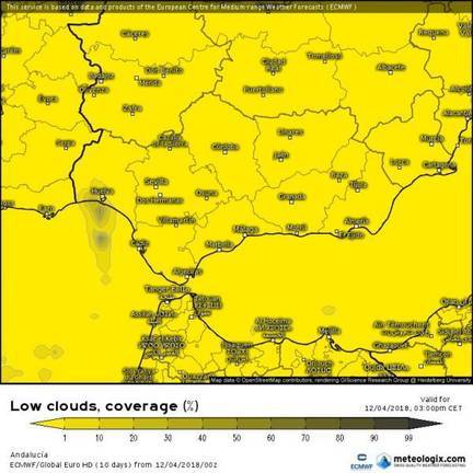 La densa niebla sobre Huelva… con explicación meteorológica