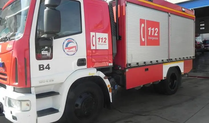 Vehículo del Consorcio Provincial de Bomberos.