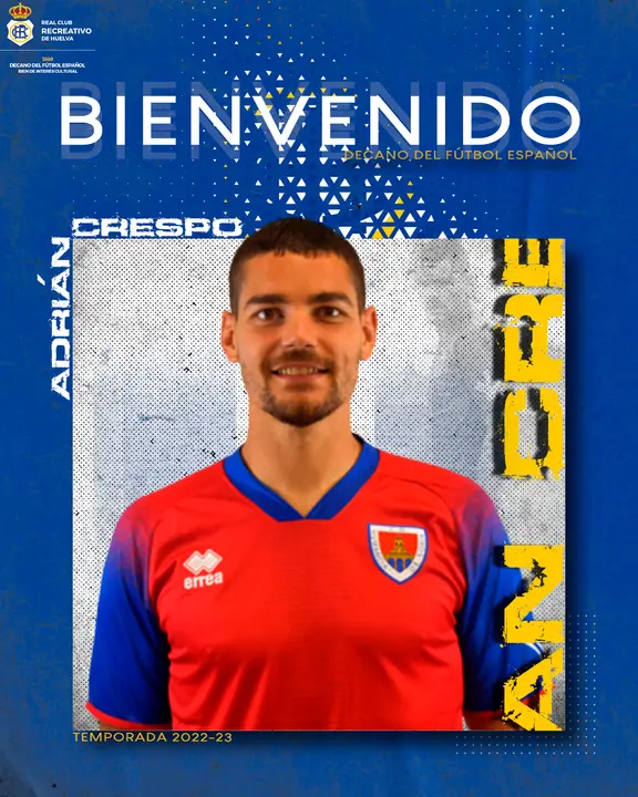 Adrián Crespo se suma al Recreativo.