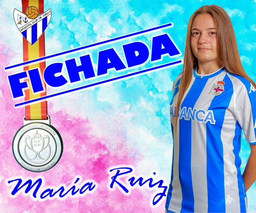 María Ruiz llega al Sporting de Huelva.