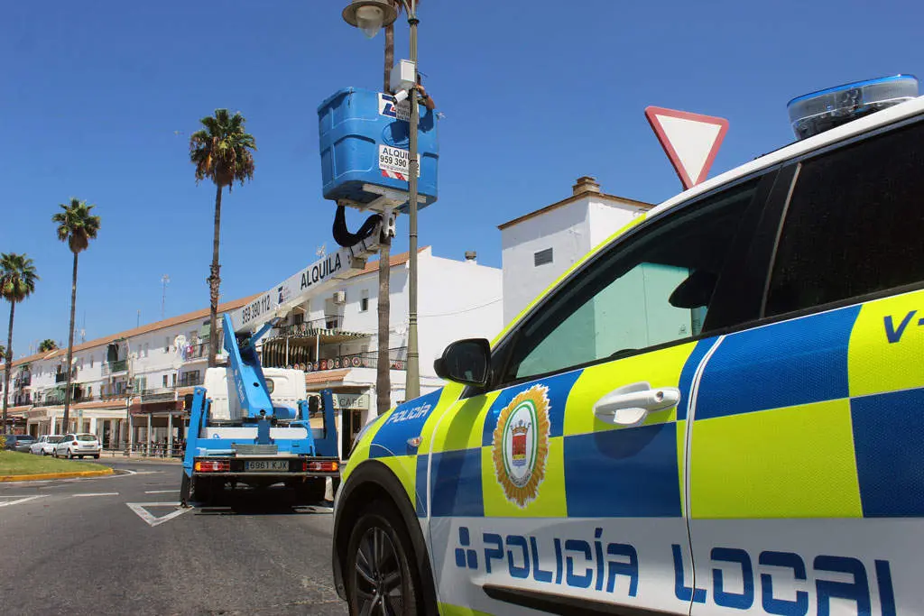 Ubicación de las cámaras de seguridad y tráfico.