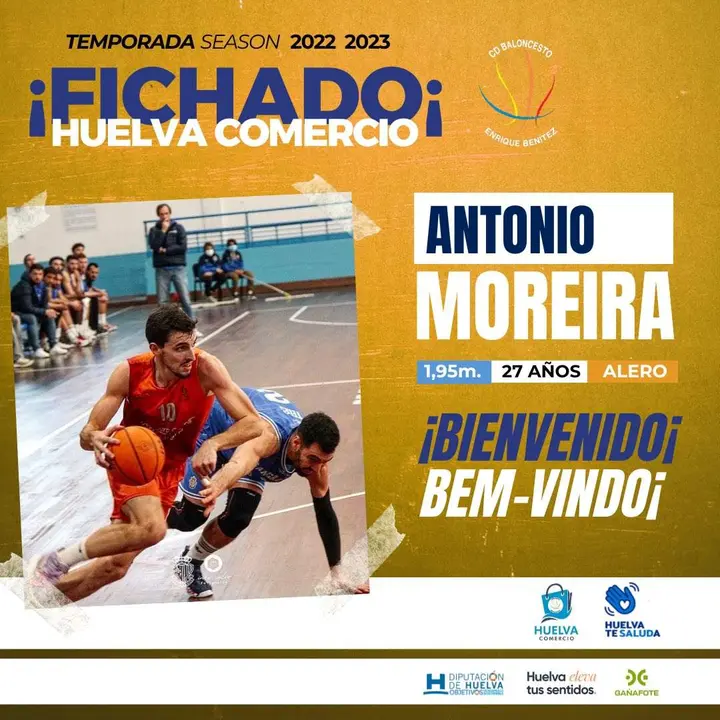 Antonio Moreira se une al Enrique Benítez.