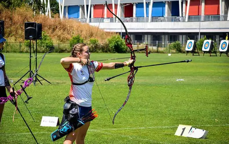 Leyre Fernández en acción.