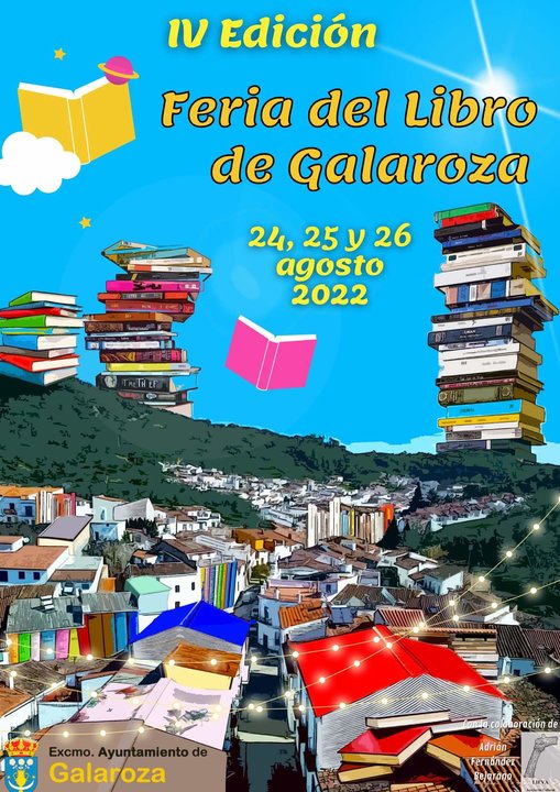 Cartel de la IV Edición de la Feria del Libro de Galaroza