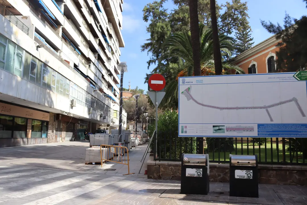 Obras calle Palos y aledaños.