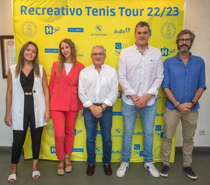 Presentación del Recreativo Tenis Tour.