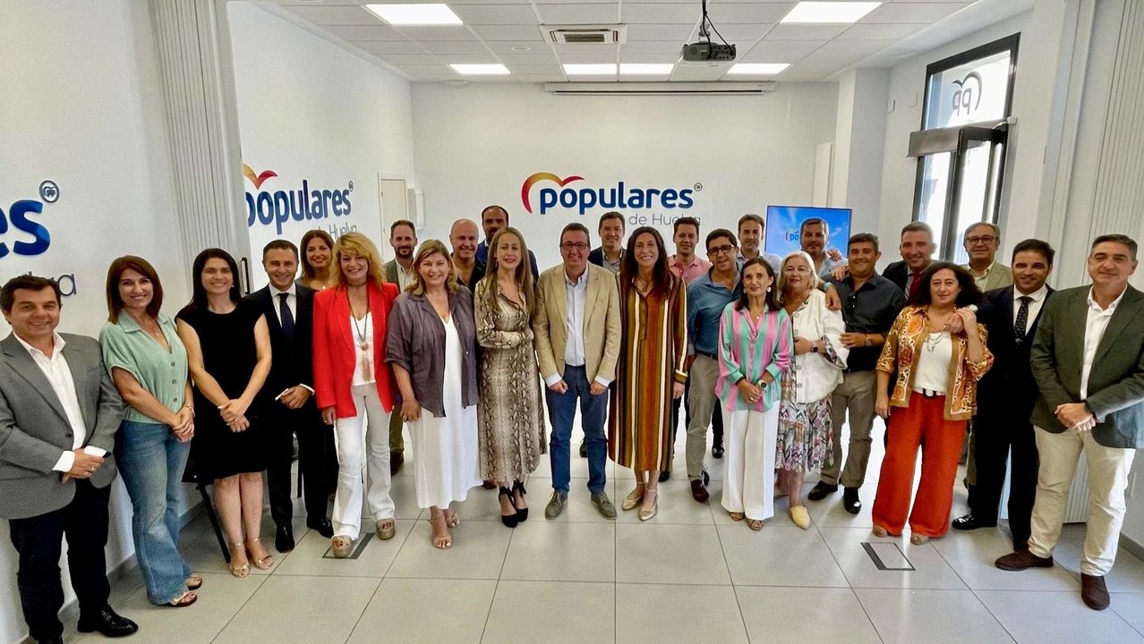 Representantes políticos del PP en la provincia de Huelva