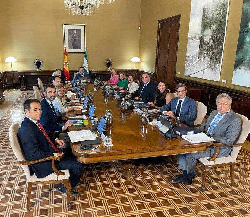 Reunión Gobierno andaluz.