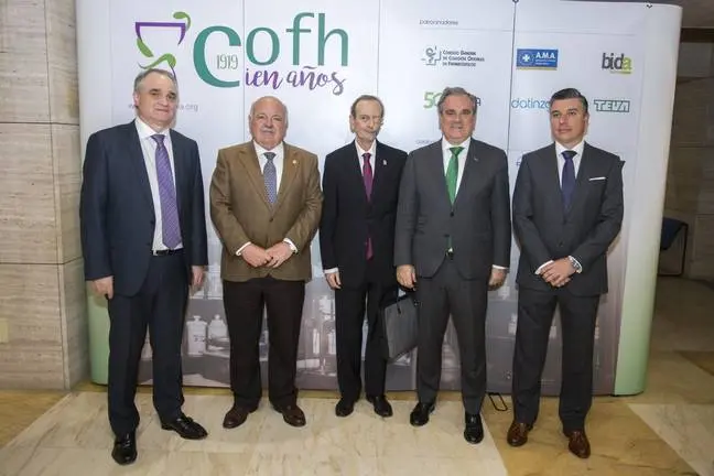 HUELVA, 27/03/19 HUELVA - ACTO CENTENARIO COFH . CASA COLON .
Foto: ALBERTO DIAZ / COFH