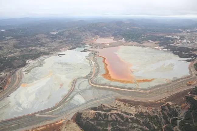 Balsa minera de Riotinto.