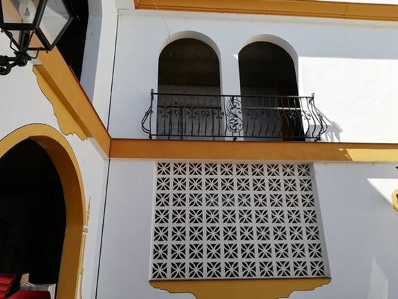 Balcones de la casa hermandad