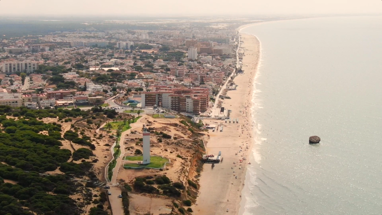 Matalascañas a vista de pájaro