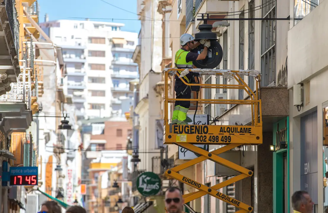 Renovación alumbrado calles centro (2)