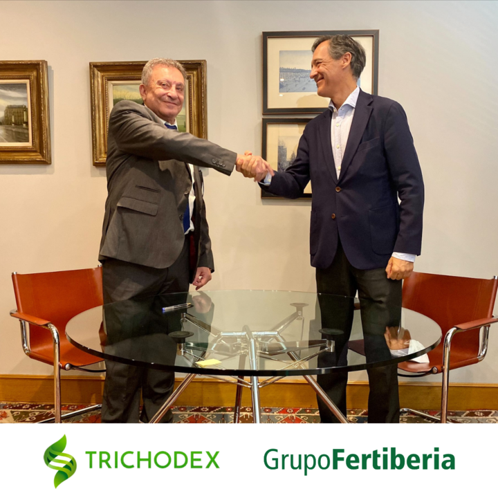 Francisco Pérez (Trichodex) y Javier Goñi (Grupo Fertiberia)_