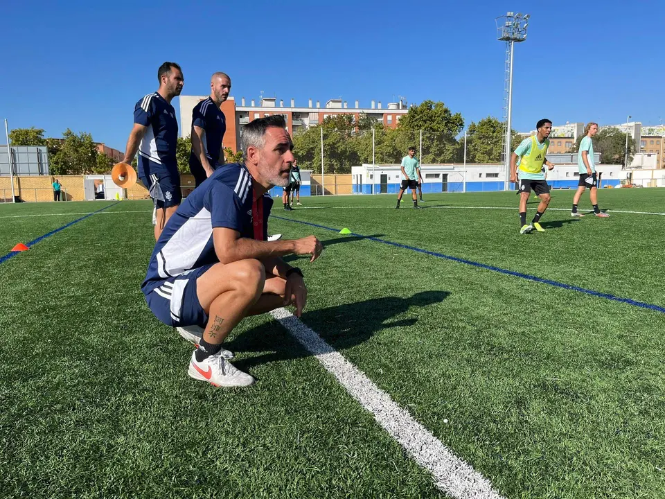 Abel Gómez, técnico del Recreativo de Huelva.