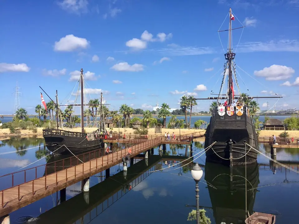 Muelle de las Carabelas.