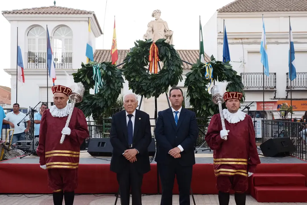 Acto institucional palermo con motivo del 3 de Agosto.