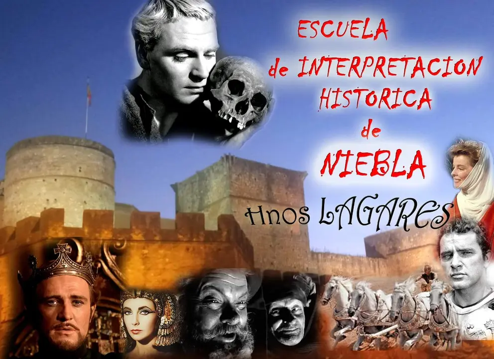 Cartel de la Escuela de Interpretación Histórica de Niebla