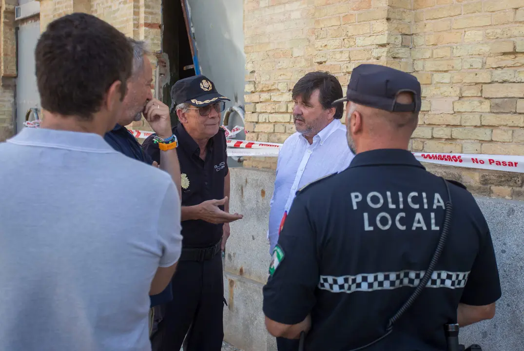 Visita del alcalde a la Estación de Trenes