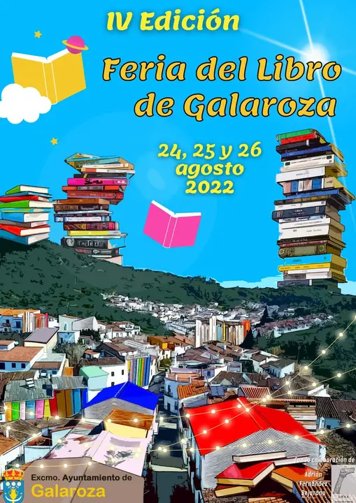 Cartel de la IV Edición de la Feria del Libro de Galaroza