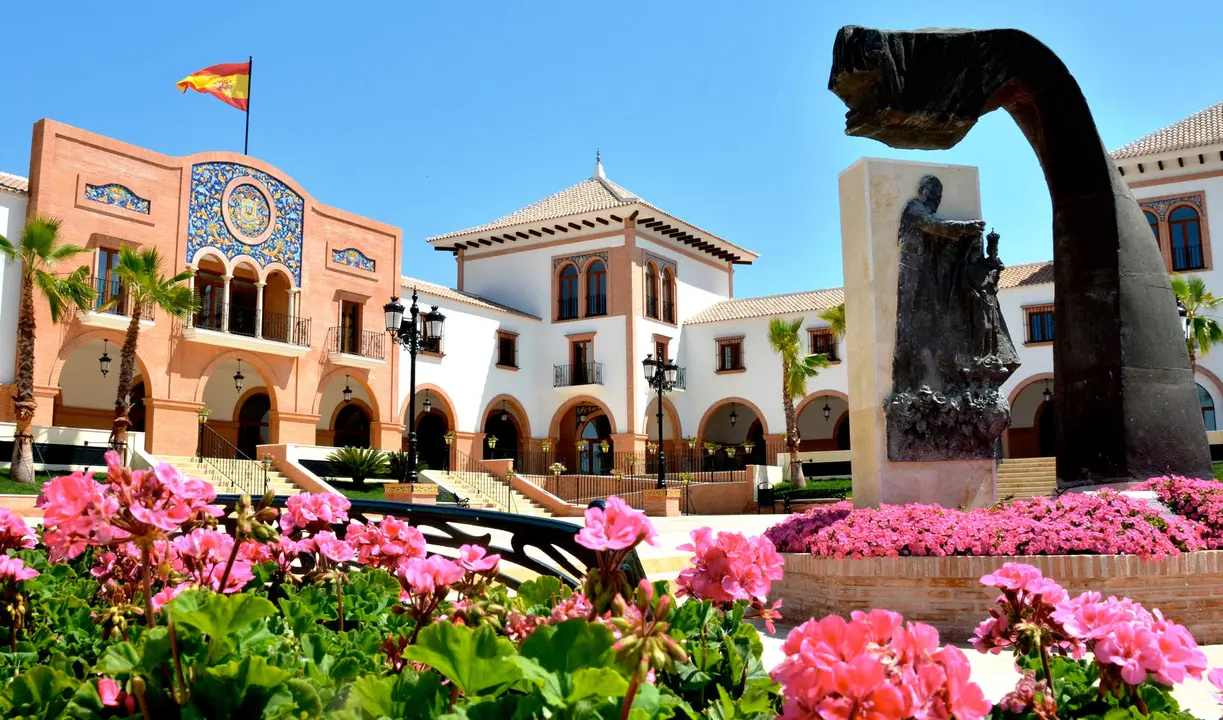 Plaza de España en Palos de la Frontera