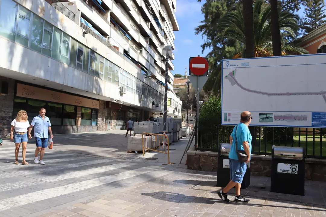 Obras calle Palos y aledaños.