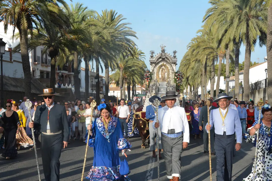 Un momento de la Romería en honor a la Virgen de los Milagros