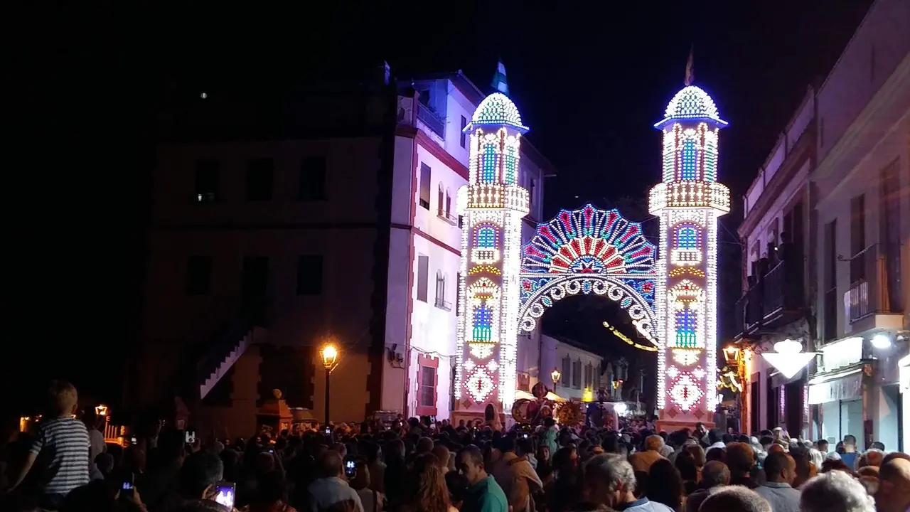 inauguración portada de la Feria de Aracena