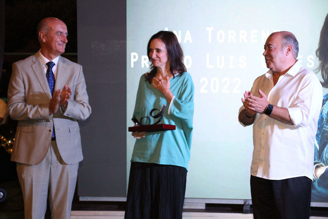 Ana Torrent, Premio 'Luis Ciges' 2022, Juan Manuel González y Francisco Zamudio
