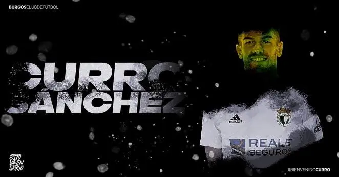 Curro Sánchez llega al Burgos CF.