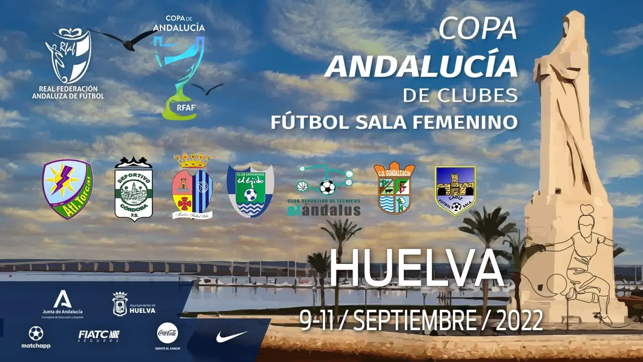 Cartel de la Copa de Andalucía que se celebrará en Huelva este fin de semana.