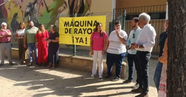 Visita a La Palma para denunciar la situación sanitaria.