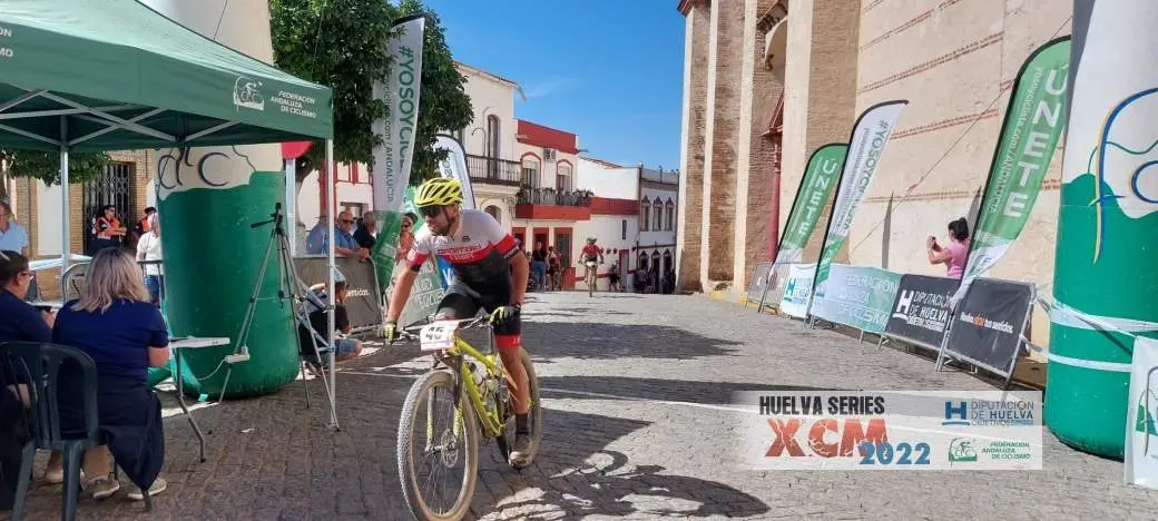 La carrera en acción.