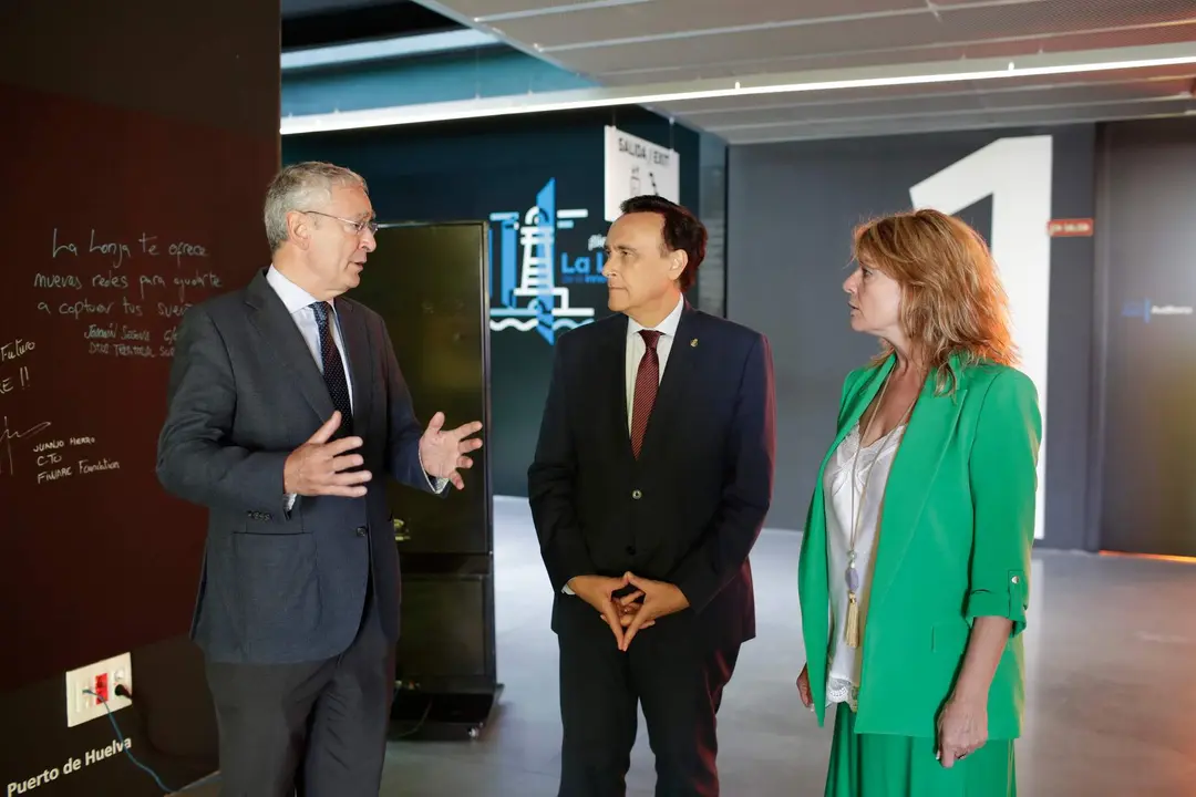 Visita consejero Universidad lonja innovacion del Puerto.