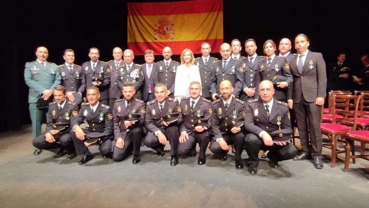 Mandos de la Policía Nacional de Huelva