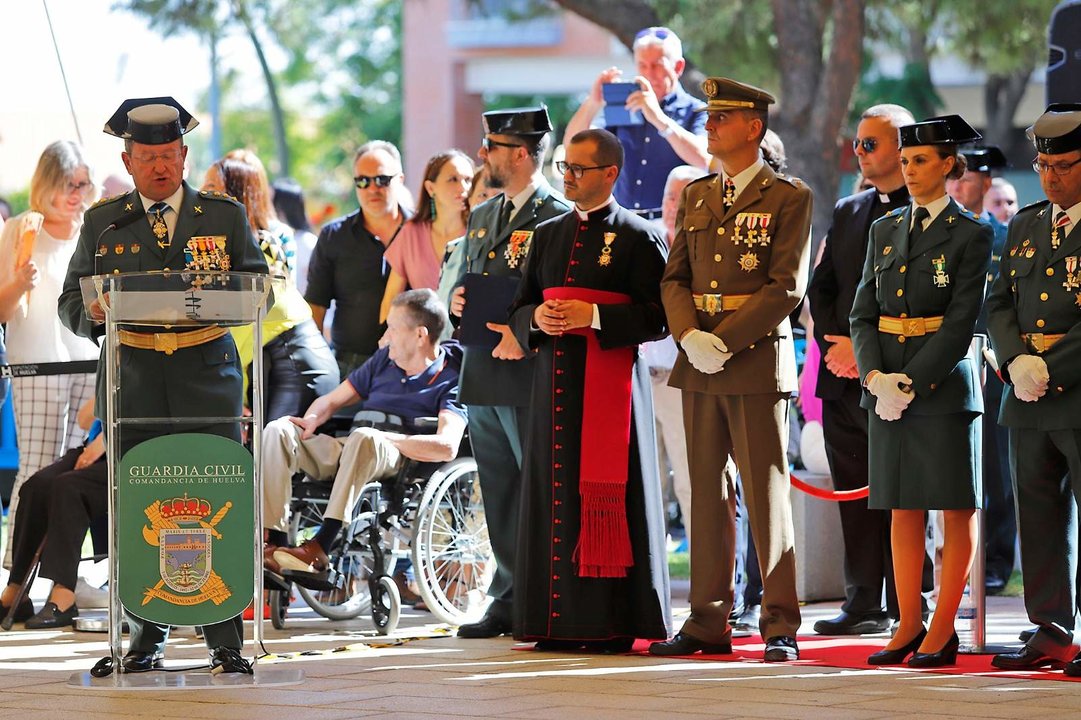 Solemne acto de la Guardia Civil en Huelva