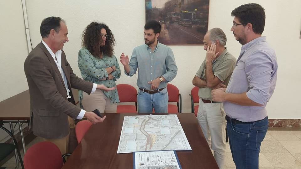Plano de la importante obra civil en Valverde del Camino