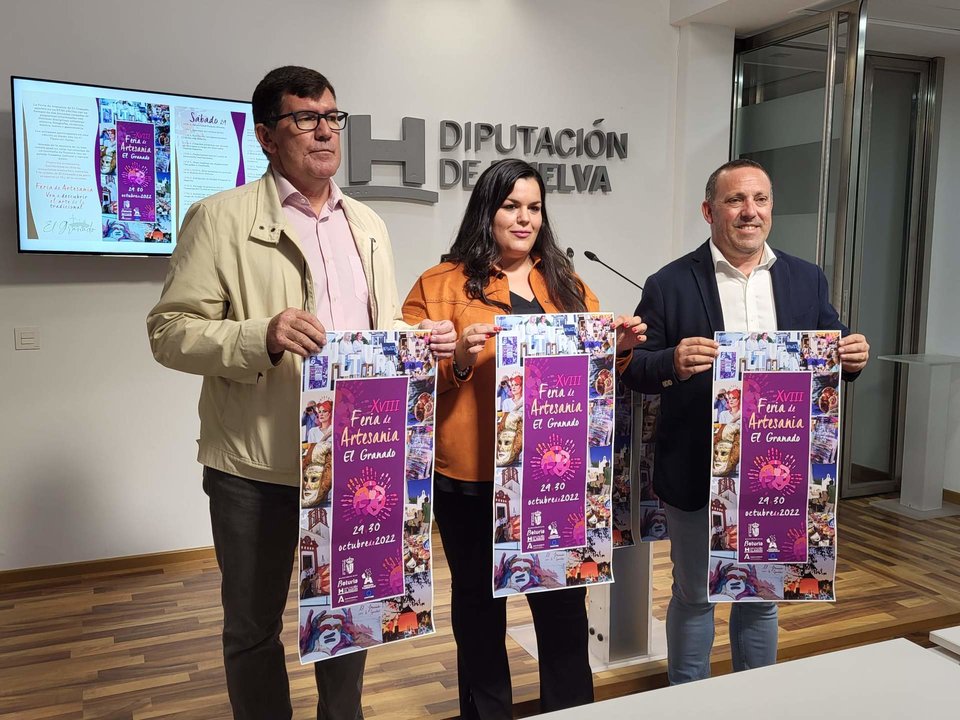 Presentación de la Feria de Artesanía en la Diputación de Huelva