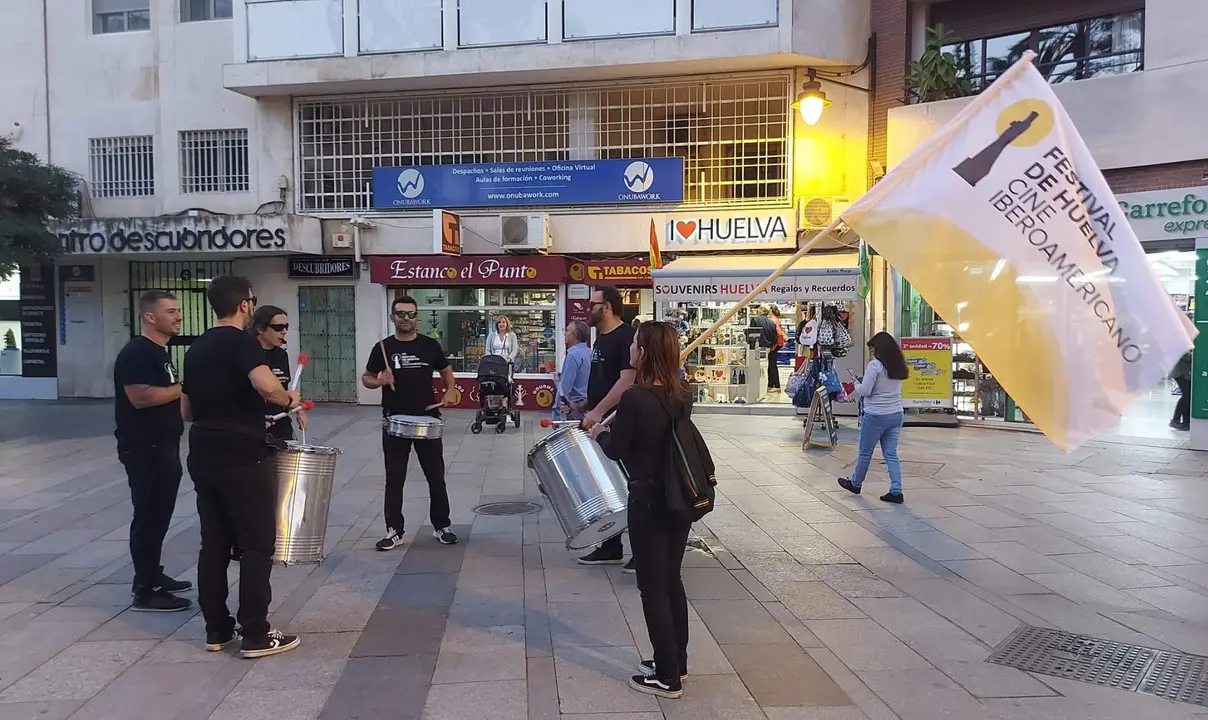 Animación previa al Festival de Cine Iberoamericano de Huelva