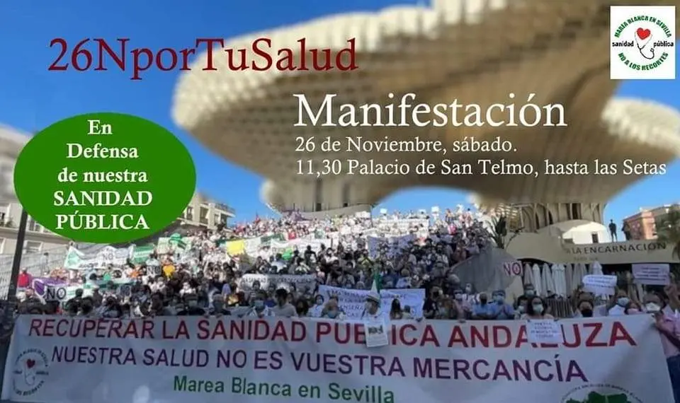 Cartel con la convocatoria andaluza