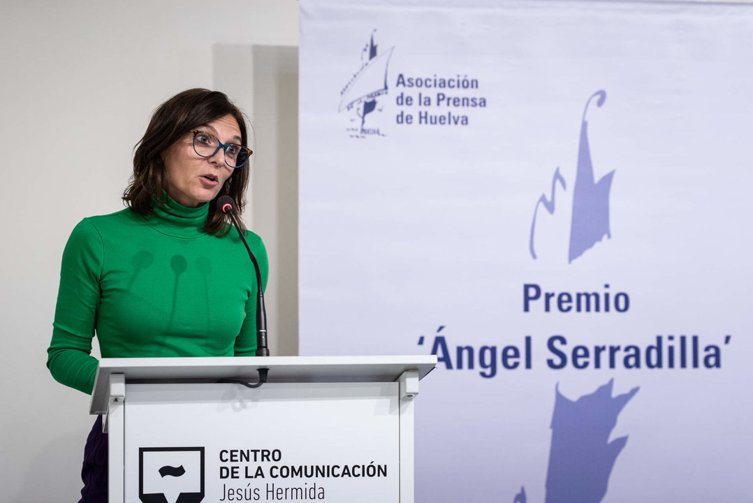Premio Ángel Serradilla a Esther Bazán, en su discurso
