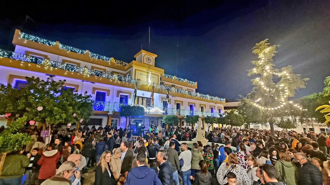 Encendido alumbrado navideño Aljaraque_1